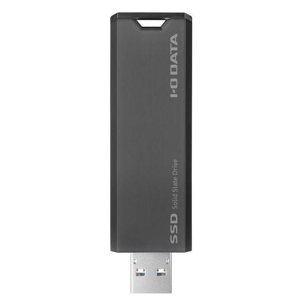 アイ・オー・データ機器 USB3.2 Gen2対応 スティックSSD 1TB グレー×ブラック