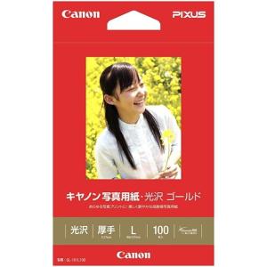 CANON GL-101L100 L判写真用紙(光沢 ゴールド・100枚入り)｜aprice