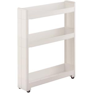 スマートワゴン ランドリー3段 ホワイト 不動技研 F2548