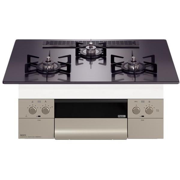 NORITZ N3WU2PWASQSTEC-13A Orche S-FLAT ビルトインガスコンロ ...