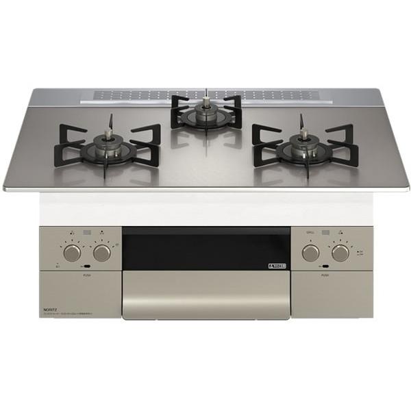 NORITZ N3WU4PWASKSTEC-LP Orche FLAT ビルトインガスコンロ (プロ...