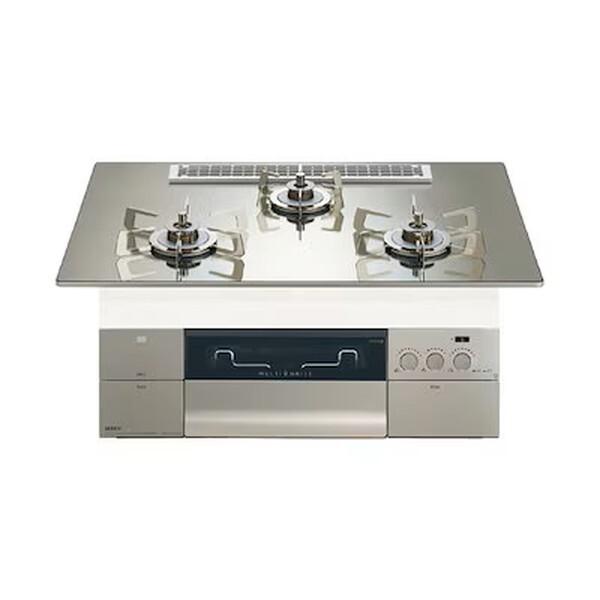 NORITZ N3S25PWASKSTESC-LP プラチナシルバーガラストップ プログレ ビルトイ...