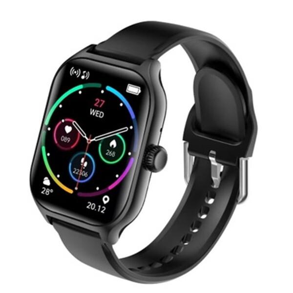 スマートウォッチ スマートR Y-75 ブラック 腕時計 時計 メンズ レディース 防水 運動 睡眠...