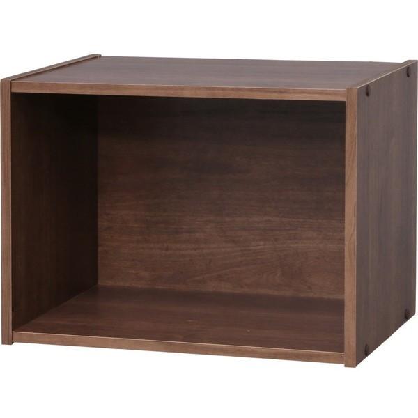 カラーボックス 1段 アイリスオーヤマ ブラウン CX-1 メーカー直送