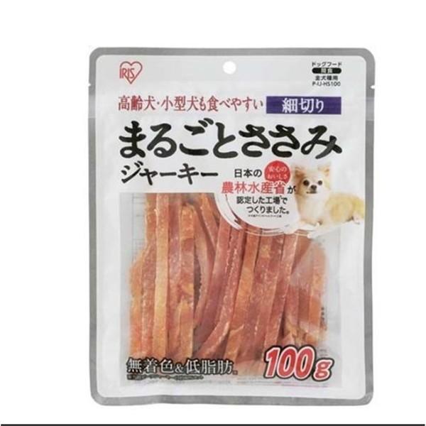 アイリスオーヤマ P-IJ-HS100 まるごとささみジャーキー 細切り 100g
