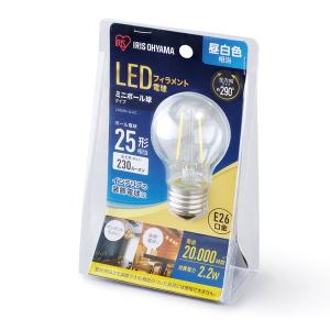 アイリスオーヤマ LDG2N-G-FC LEDミニボール球 E26 25W相当 昼白色