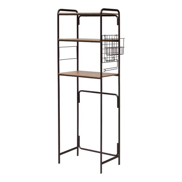 冷蔵庫ラック スタイル冷蔵庫ラック ラック 3段 冷蔵庫 収納 アイリスオーヤマ ブラック SRR-...