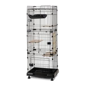 【週末限定値下げ中！】アイリスオーヤマ プラケージ 812 2段 ベージュ 猫用 楽天市場】【送料無料】【ペット用・猫用】プラケージ 812