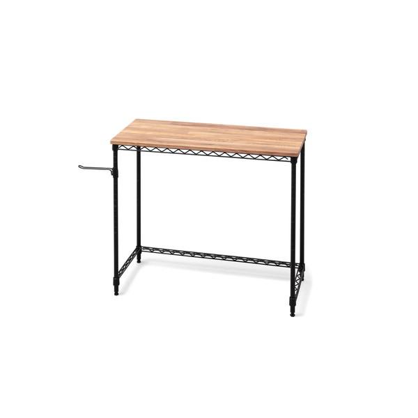 アイリスオーヤマ CMM-D81361ブラック カラーメタルラック デスク メーカー直送