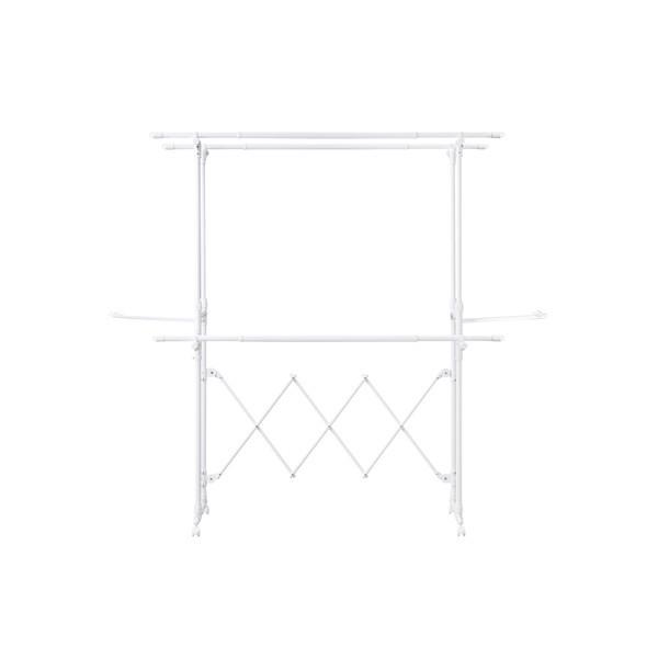 アイリスオーヤマ KTM-2018STホワイト 組み立て簡単たっぷりスタイル物干し メーカー直送