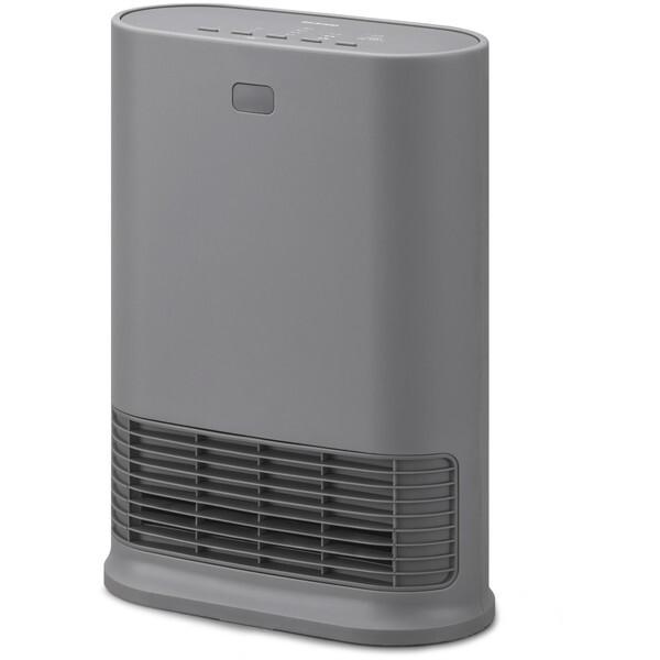 アイリスオーヤマ ACH-LW12A-H グレー 大風量セラミックファンヒーター Wセンサー付 メー...