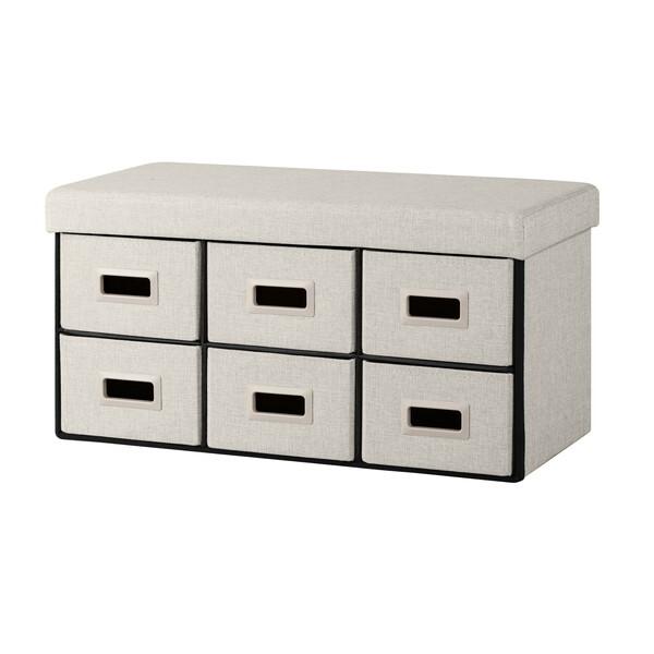 アイリスオーヤマ SST6H-76-G グレー 3WAY引き出し収納ボックス 引き出し6つタイプ メ...