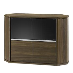 テレビ台 コーナー テレビボード コーナー型 テレビラック コーナーテレビ台 キャスター付き ハイタイプ 43V対応 朝日木材加工 RCA-7510AV-CR ラシーヌ