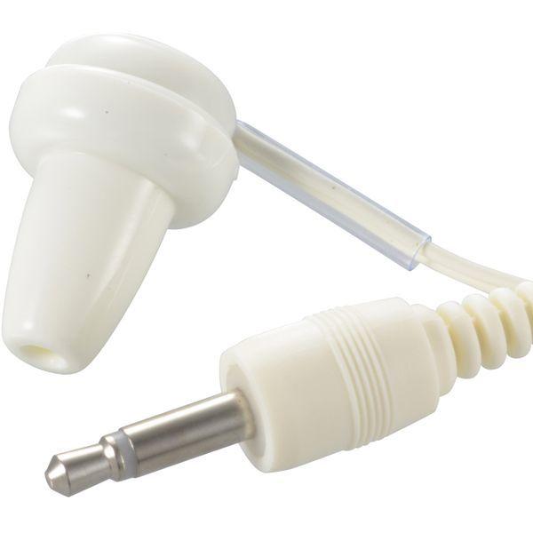 オーム電機 EAR-1201 モノラルイヤホン ラジオ用 φ3.5 1m ホワイト