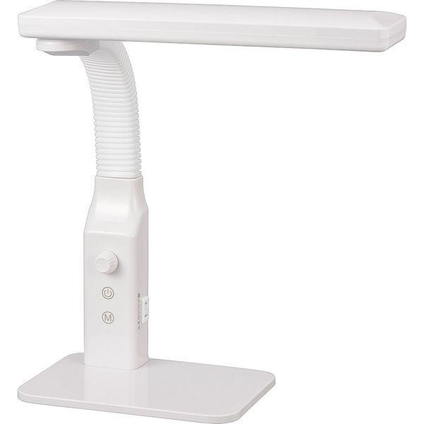 オーム電機 DS-LE95CG-W/RA93 LEDデスクスライト 調光・調色機能付き