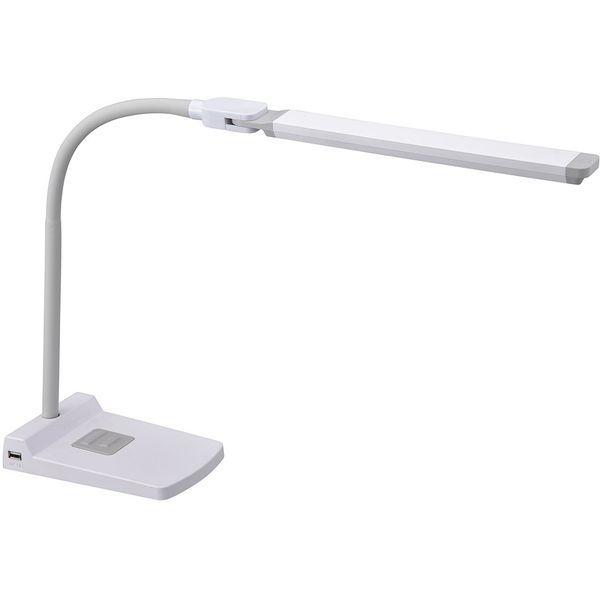 オーム電機 DS-LS36C-W LEDデスクランプ ホワイト