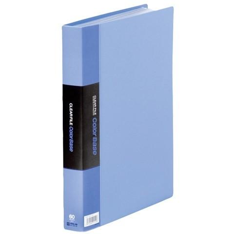 KING JIM 1318-132-3Cアオ クリアーファイルカラーベース 青