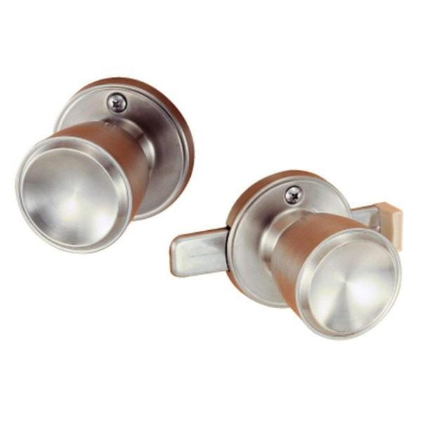 川口技研 ハイス ラッチ付空錠(鍵なし室内用ドアノブ) 外開き用 箱入仕様 0004-00022