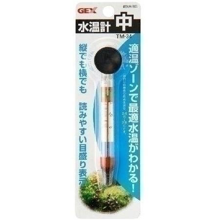 ジェックス GEX 水温計 中 TM-34 観賞魚用品