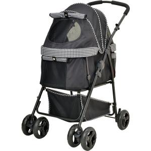 わんわんカート 多頭用 DXPlus ストライプグリーン ( 1台 )/ : 爽快