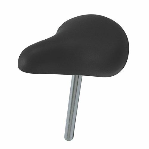 サギサカ 10710 ソフトサドル ポスト付 ブラック