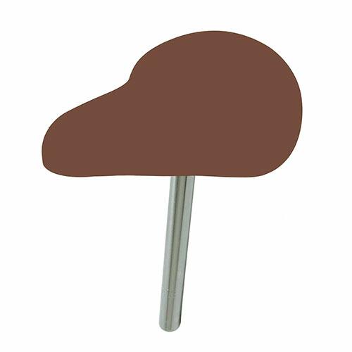 サギサカ 10712 ソフトサドル ポスト付 ブラウン