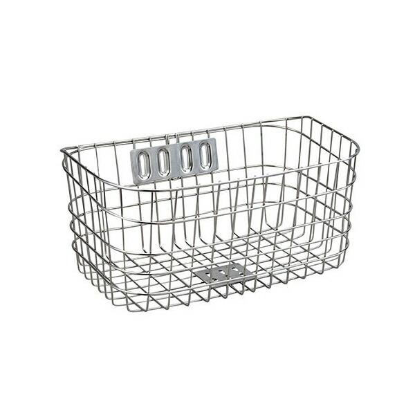 サギサカ 48420 底デカーゴワイヤー前カゴ グレー