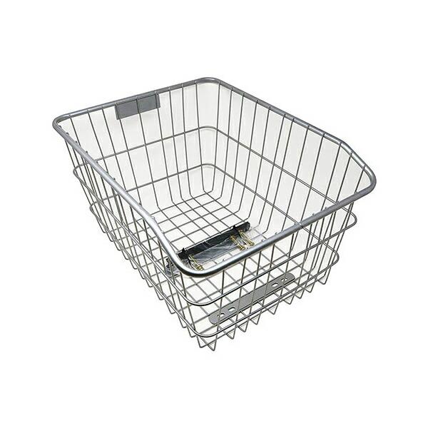 サギサカ 49072 頑丈リヤバスケット ワイヤー シルバー