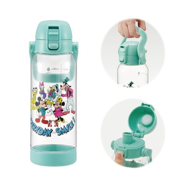 スケーター PDMK10 ミッキーマウス タイムマーカー ドリンクボトル (ハンドル付き 1L) デ...