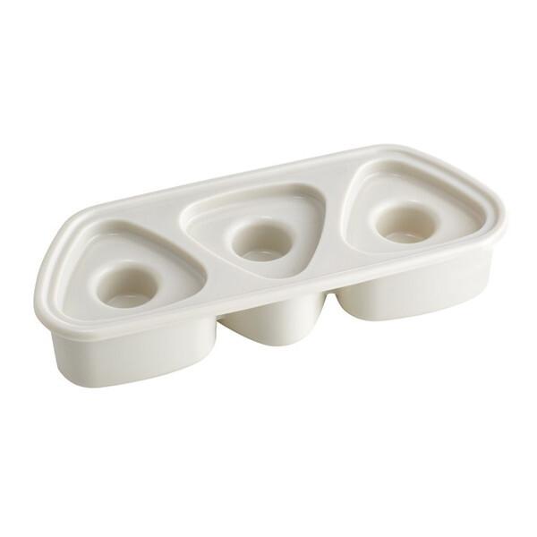 スケーター LKON3AG くすみグレー おにぎり押し型 3個