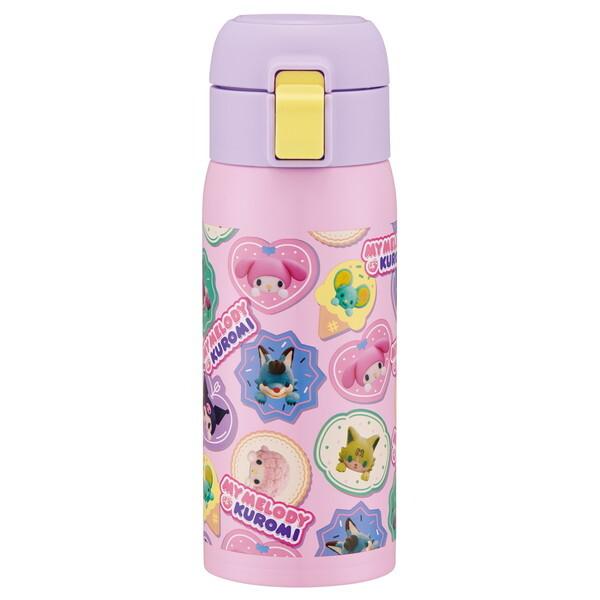 スケーター STOT3 マイメロディ&amp;クロミ Netflix柄 ステンレス ワンタッチ マグボトル ...