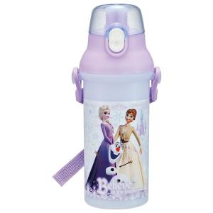 スケーター PSB5SAN アナと雪の女王 26 子供用 直飲み 水筒 プラスチック 480ml ワンプッシュ開閉 食洗機対応 日本製 ディズニー
