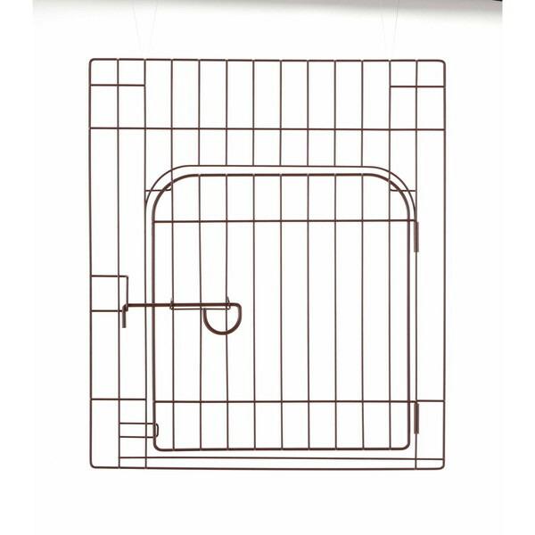 Richell カスタムペットサークル 単品 60 入口付 ブラウン