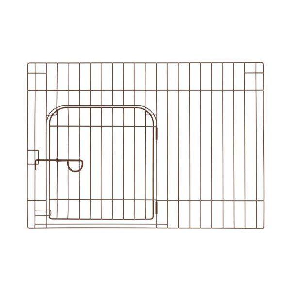 Richell カスタムペットサークル単品90入口付 茶