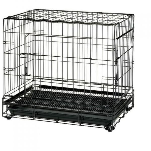 リッチェル ケージ 超小型犬〜中型犬用 体重目安〜20kg プロフェッショナルペットケージL ブラッ...