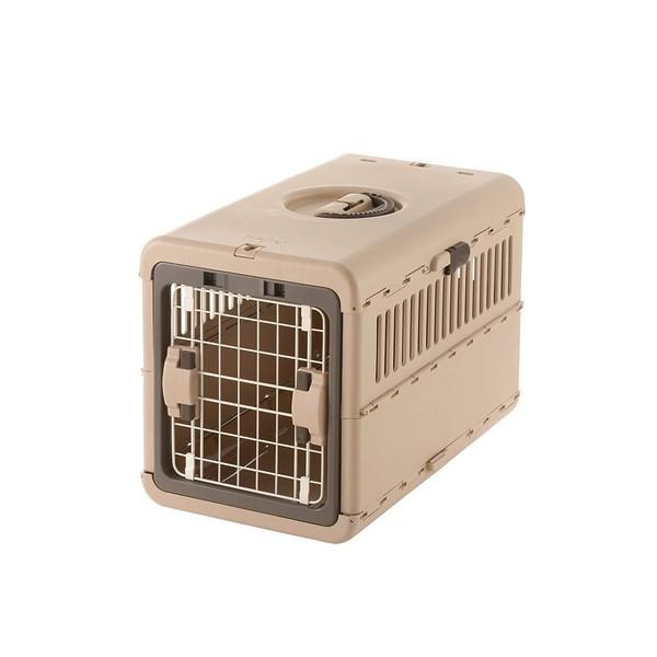 Richell キャンピングキャリー折り畳み M ダークブラウン