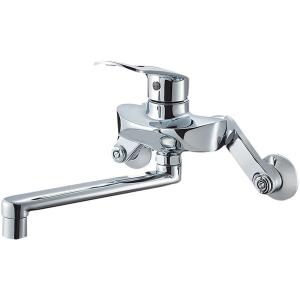 SANEI(サンエイ) キッチン用 シングル混合栓 オールメッキ エコ 節約