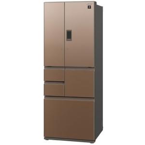 標準設置無料 SHARP SJ-GX50D-T グラデーションブラウン GXシリーズ 冷蔵庫 (502L・電動フレンチドア)