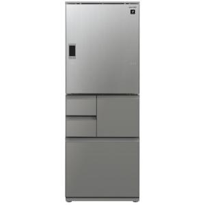 冷蔵庫 551L 二人暮らし 収納 シャープ SHARP 標準設置無料 SJ-WX55E-S エレガントシルバー 左右フリー
