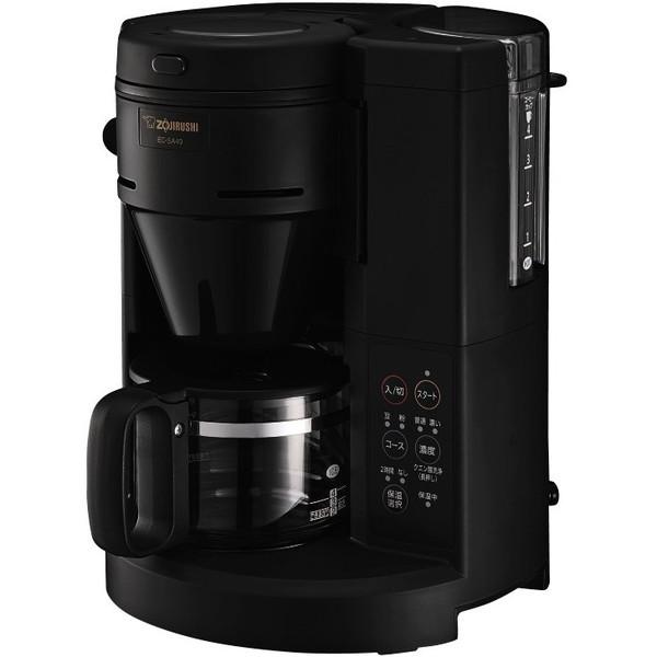 コーヒーメーカー 象印 ZOJIRUSHI EC-SA40-BA ブラック 珈琲通 〜4杯