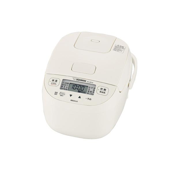 炊飯器 3合炊き 一人暮らし用 象印 極め炊き マイコン式 NL-BF05-WZ ソフトホワイト マ...