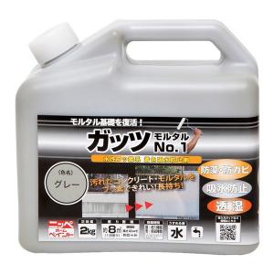 ニッペ ガッツモルタルNo.1 グレー 2kg