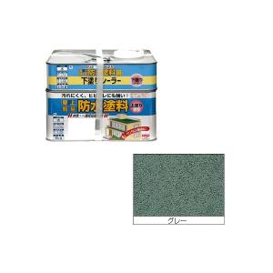 ニッペ 水性屋上防水塗料セット グレー 8.5kgの詳細画像2