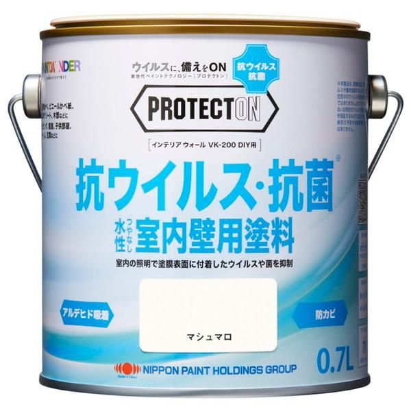 ニッペ PROTECTON プロテクトン インテリアペイントウォール VK-200 DIY用 マシュ...