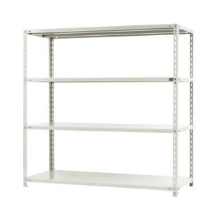 キタジマ 51010503402 スチールラック NC1500-15-4段 ブラック