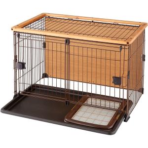 リッチェル 木製スライドペットサークル レギュラー ナチュラル ( 1台