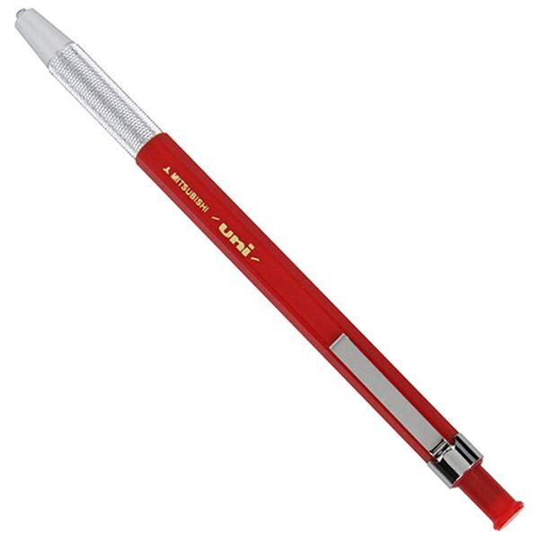 三菱鉛筆 UNI ユニホルダー赤 袋入 MH500.15 フクロ 建築用シャープペン