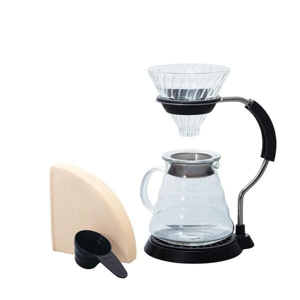 HARIO VAS-8006-G V60 アームスタンドガラスドリッパーセット