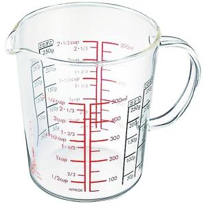 イワキ(iwaki) メジャーカップ 500ml KBTMCN500 ( 1個入 )/ 耐熱ガラス