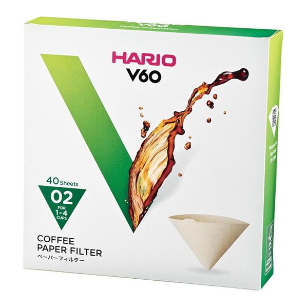 ペーパーフィルター40枚 V60用 HARIO VCF-02-40M 1〜4杯用 コーヒーフィルター...